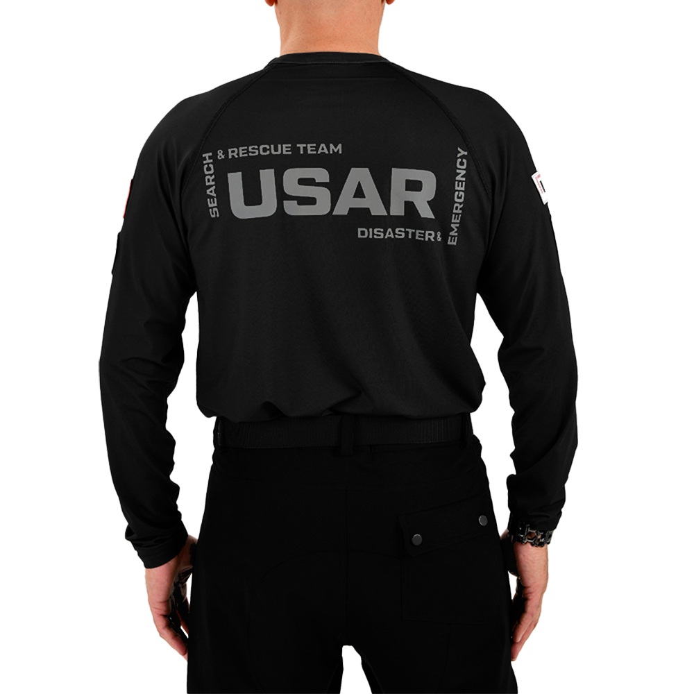 Cyclone Long Sleeve Operational Tshirt -Black