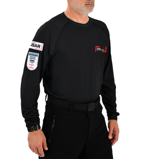 Cyclone Long Sleeve Operational Tshirt -Black