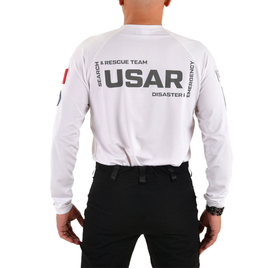 Cyclone Long Sleeve Operational T-Shirt - White