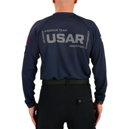Cyclone Long Sleeve Operational T-Shirt - Navy