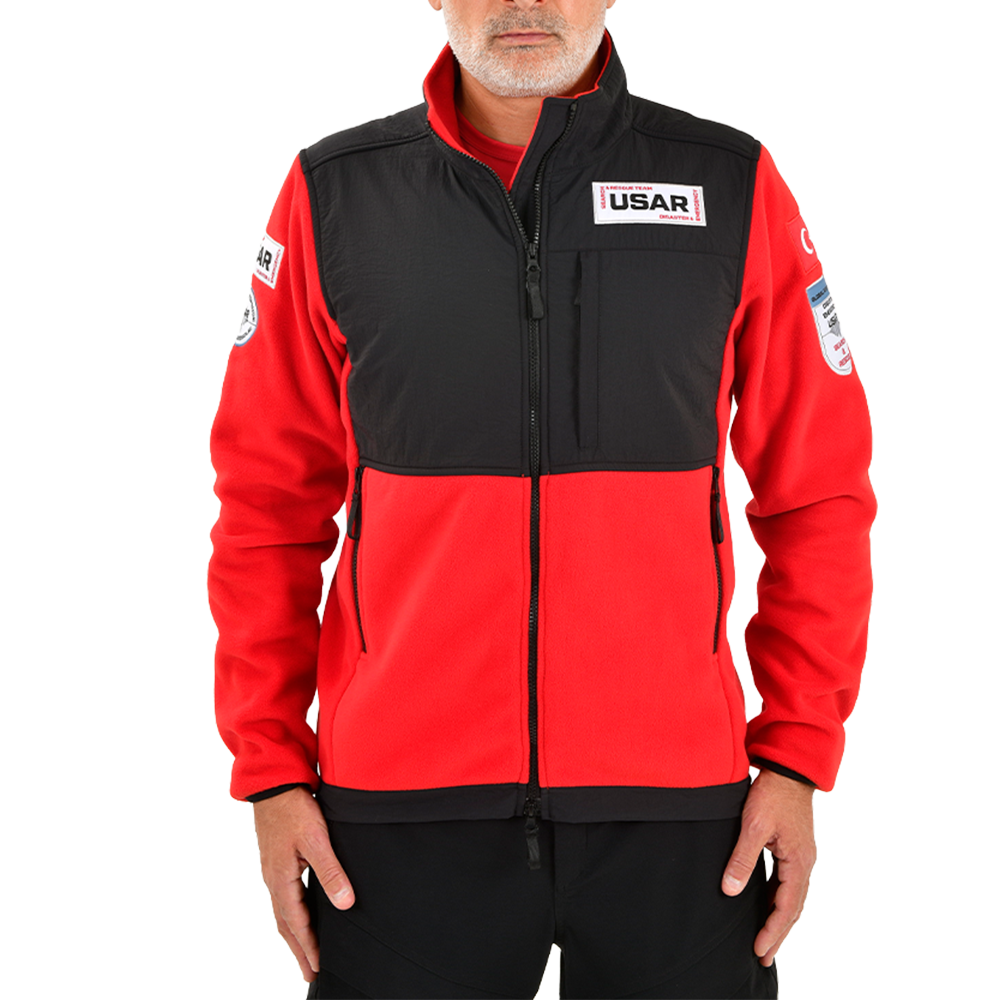 Indus Operational Fleece Jacket  - Red