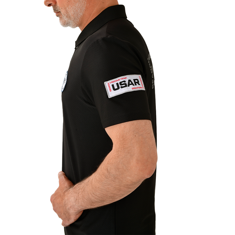 League Technical Polo Shirt - Black
