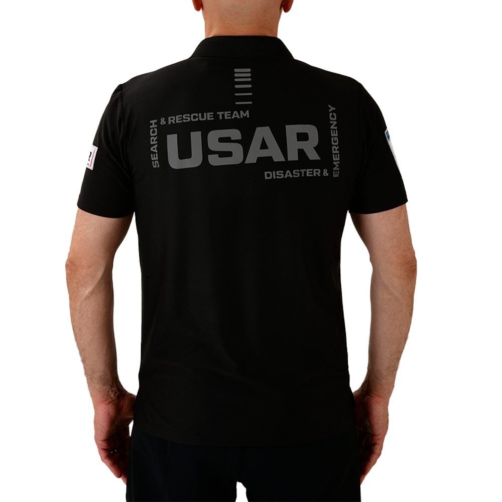 League Technical Polo Shirt - Black