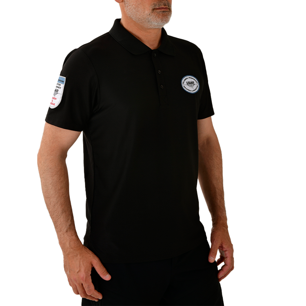 League Technical Polo Shirt - Black