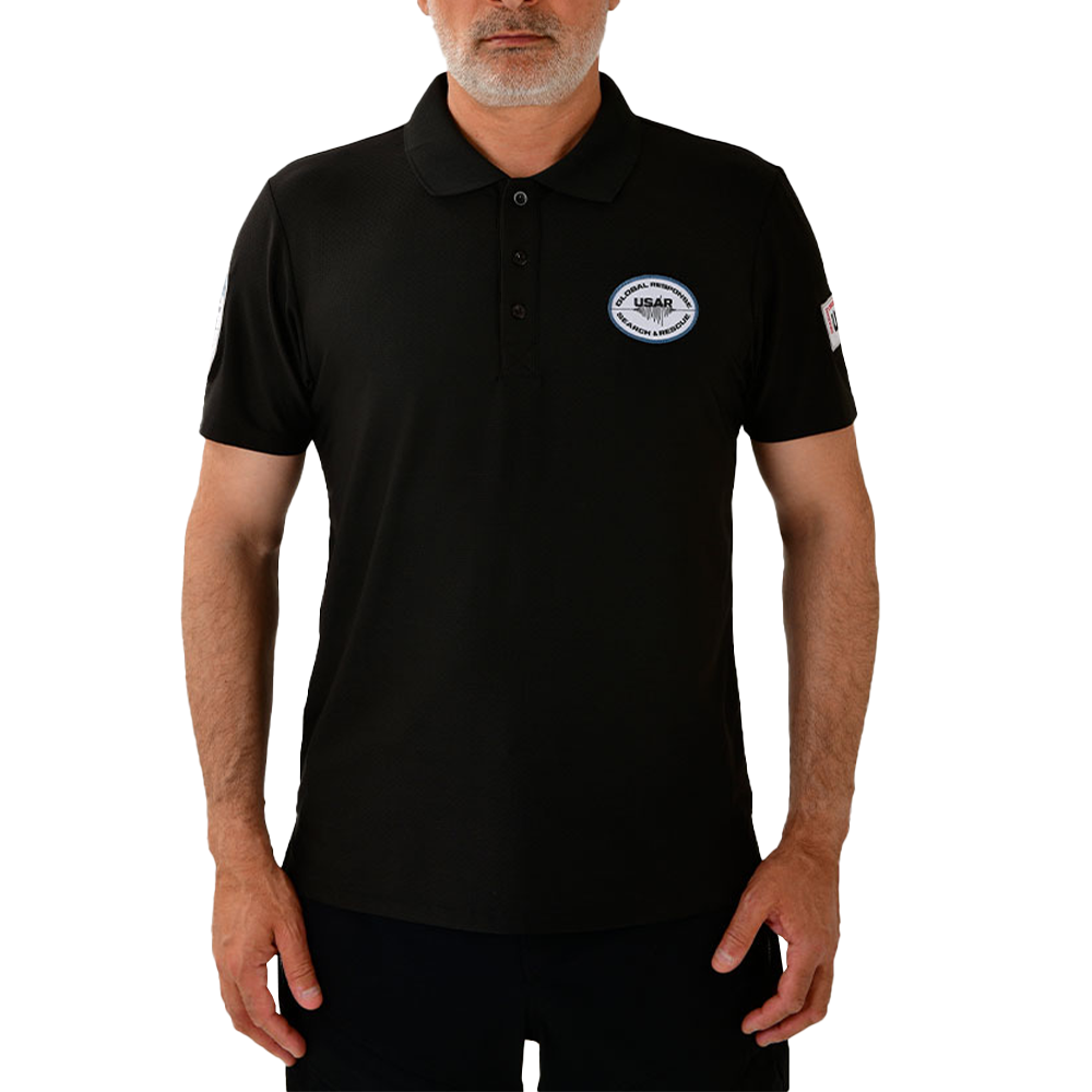 League Technical Polo Shirt - Black
