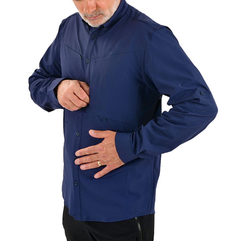 Outlander Technical Field Shirt -Navy