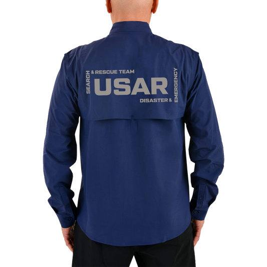 Outlander Technical Field Shirt -Navy