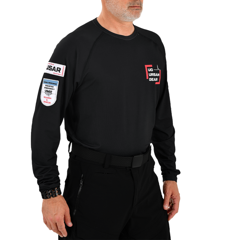 Cyclone Long Sleeve Operational Tshirt -Black