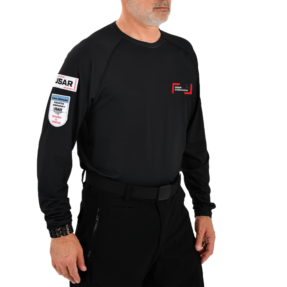 Cyclone Long Sleeve Operational Tshirt -Black