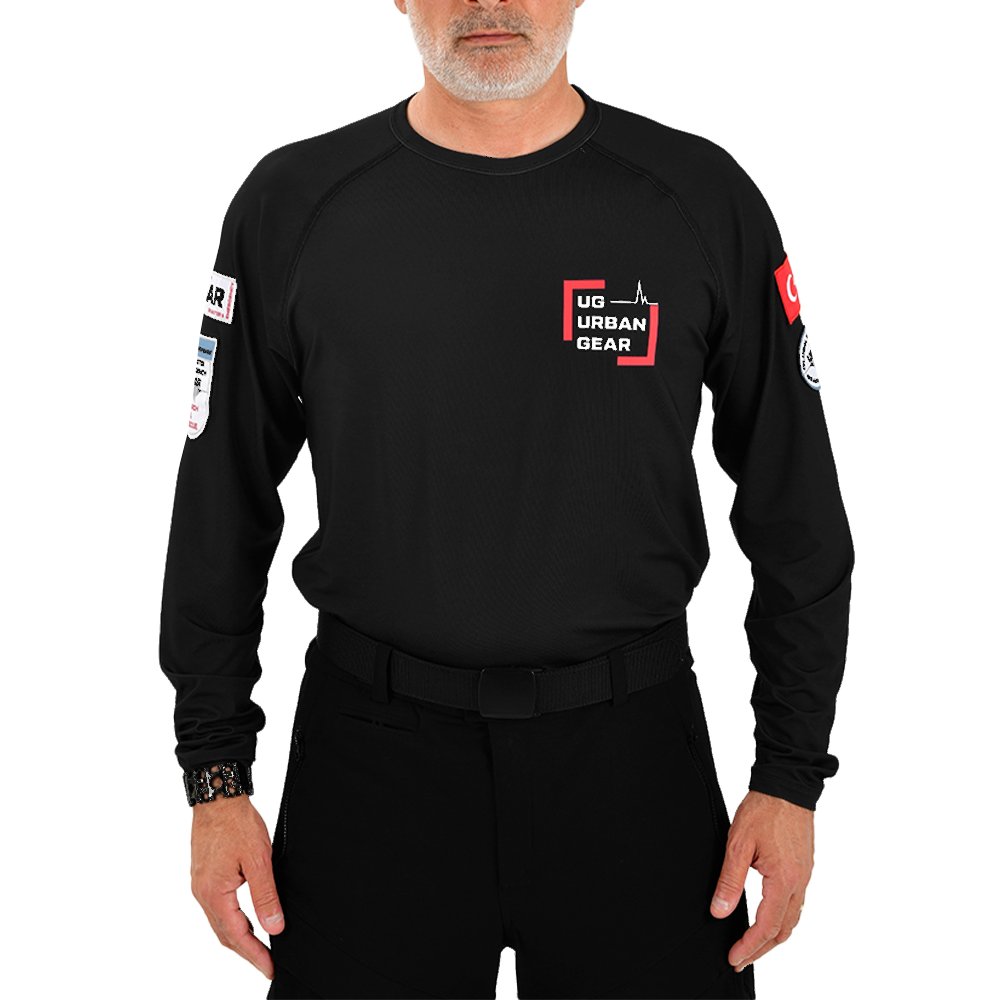 Cyclone Long Sleeve Operational Tshirt -Black