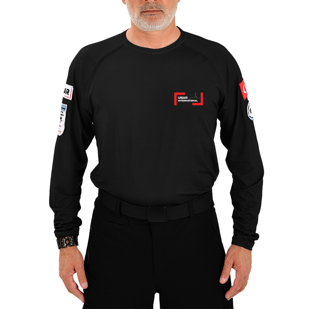 Cyclone Long Sleeve Operational Tshirt -Black