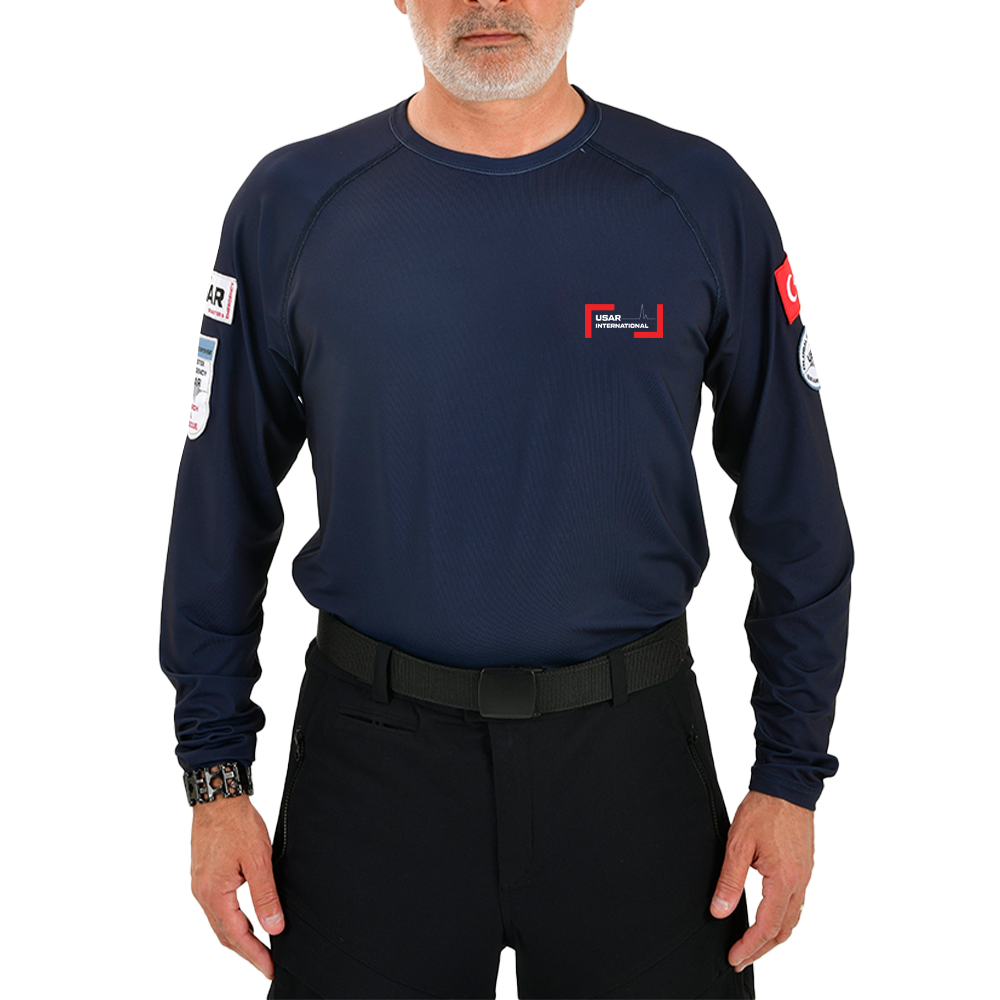 Cyclone Long Sleeve Operational T-Shirt - Navy