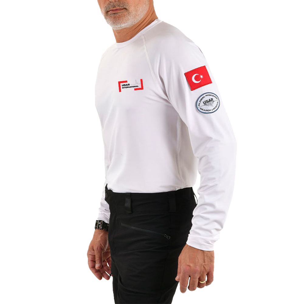 Cyclone Long Sleeve Operational T-Shirt - White