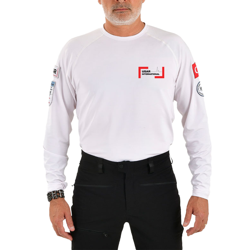 Cyclone Long Sleeve Operational T-Shirt - White