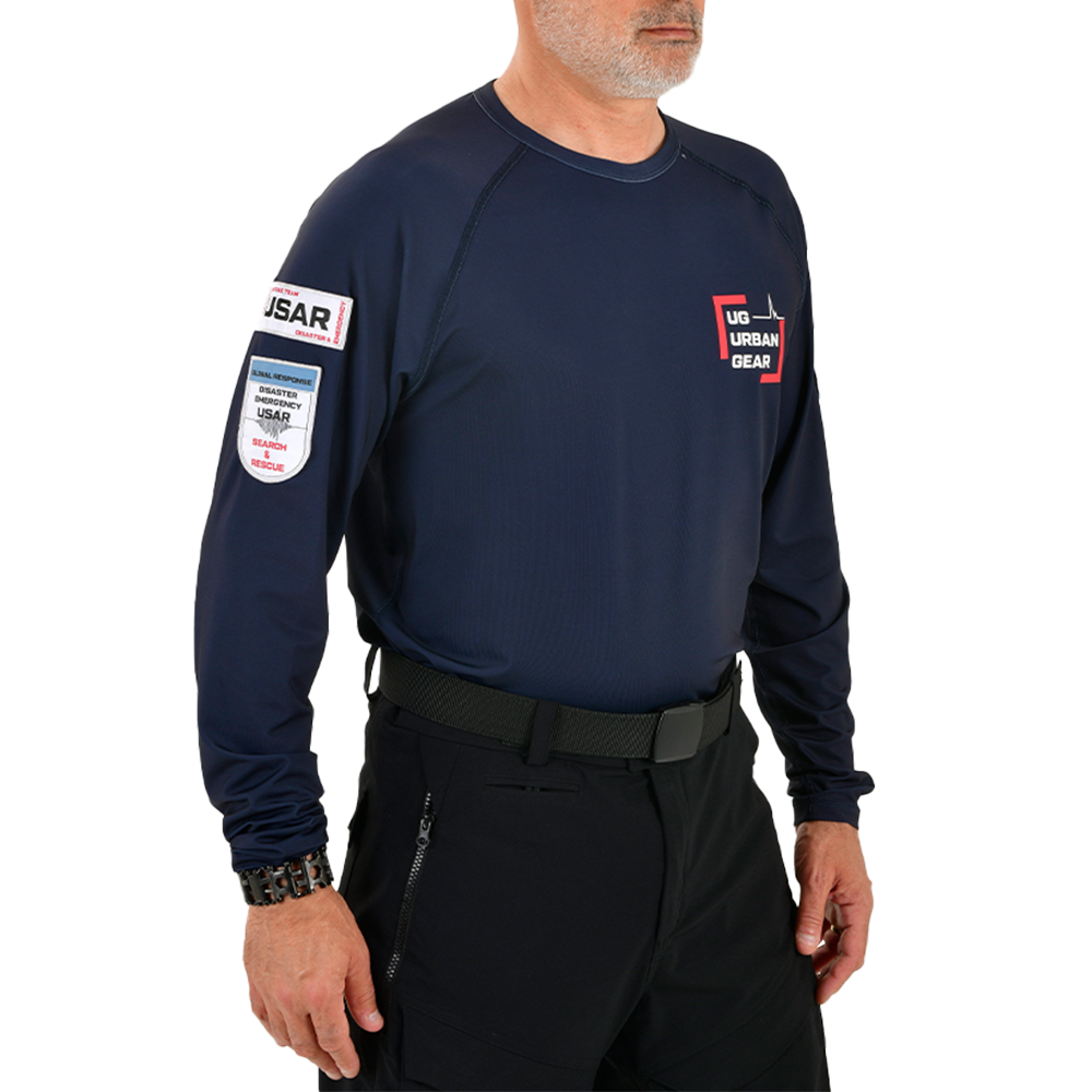 Cyclone Long Sleeve Operational T-Shirt - Navy