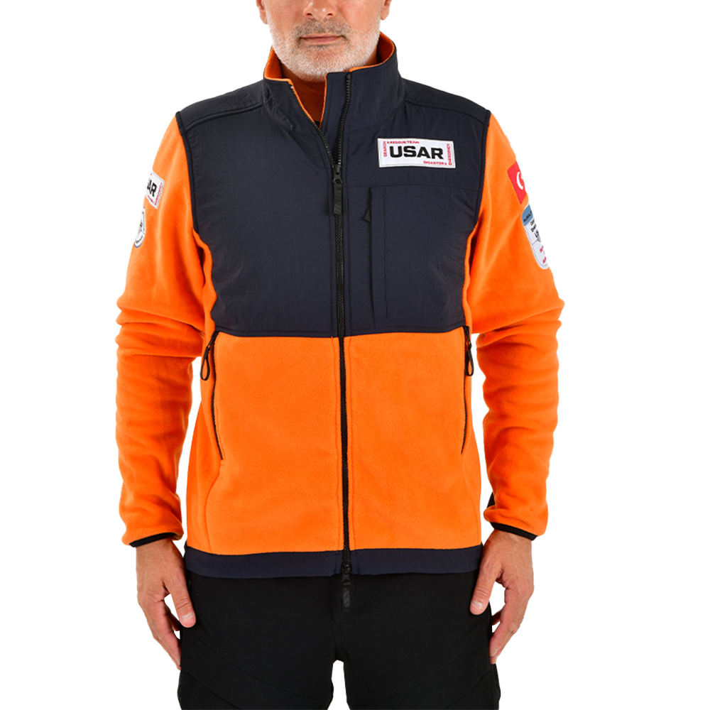 Indus Operational Fleece Jacket –  Orange