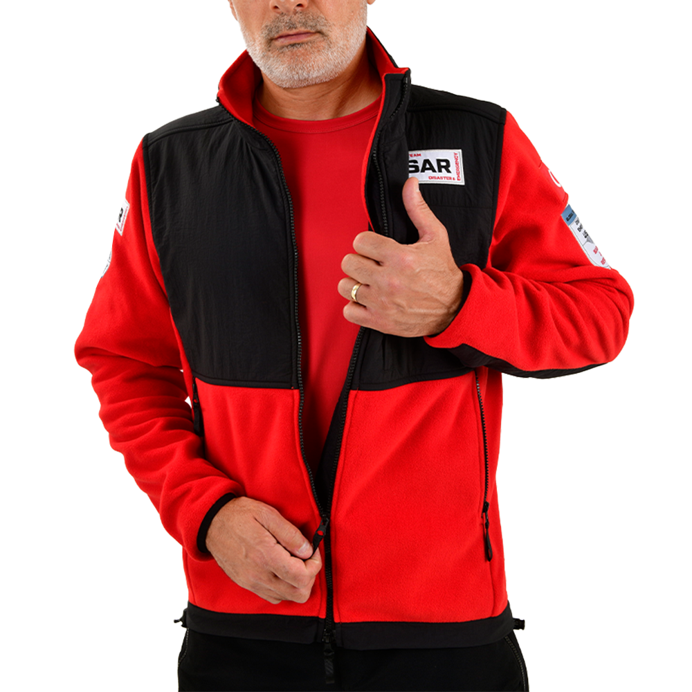 Indus Operational Fleece Jacket  - Red