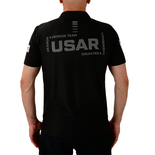 League Technical Polo Shirt - Black