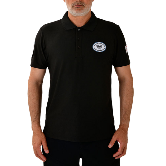 League Technical Polo Shirt - Black
