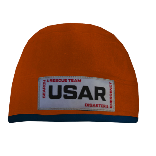 USAR Helmet - Compatible Operational Fleece Beanie - Orange