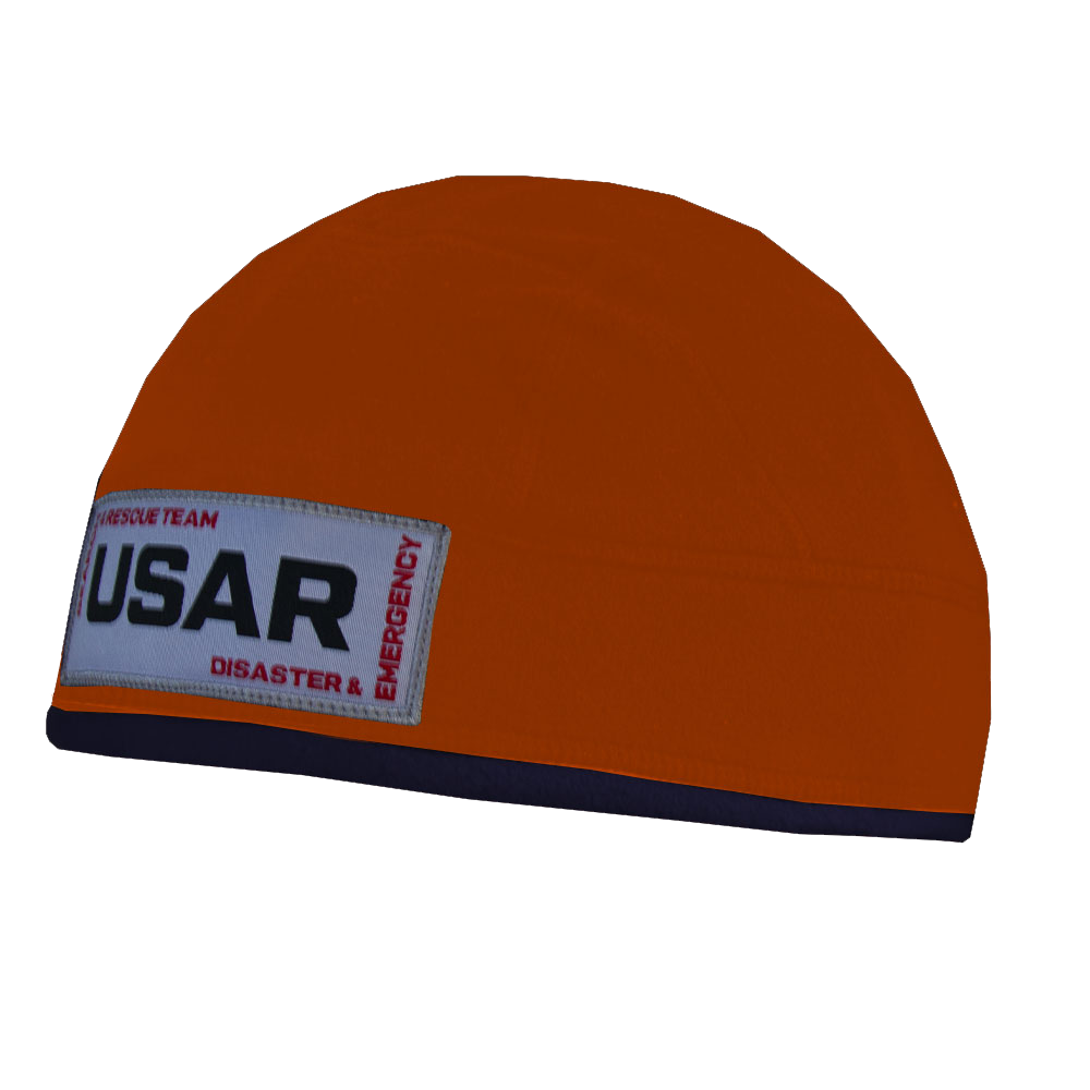 USAR Helmet - Compatible Operational Fleece Beanie - Orange