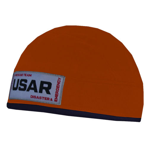 USAR Helmet - Compatible Operational Fleece Beanie - Orange